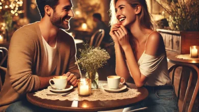 5 lugares para um primeiro date - Representação artística